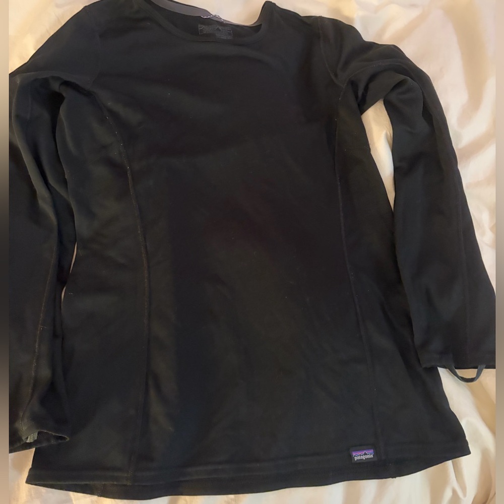 Patagonia Black Capilene Polartec Baselayer